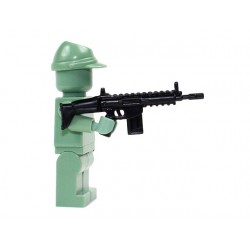 Lego Custom Minifig BRICK ARMY Special Forces Assault Rifle "SFAR" (La Petite Brique)
