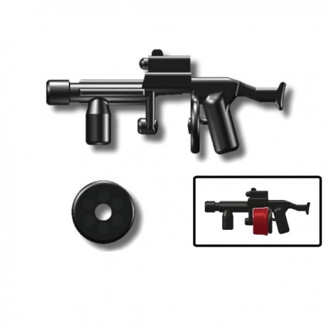 Lego Custom Minifig SI-DAN Shotgun SGL10 (noir) (La Petite Brique)