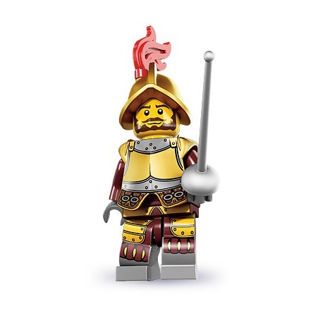 LEGO Minifigures Serie 8 - le conquistador - 8833 (La Petite Brique, le spécialiste de la minfig)