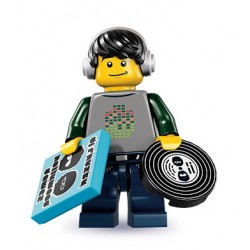 LEGO Minifigures Serie 8 - le disc jockey - 8833 (La Petite Brique, le spécialiste de la minfig)