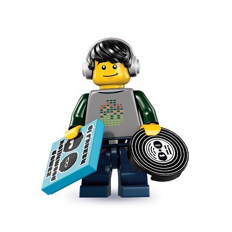 LEGO Minifigures Serie 8 - le disc jockey - 8833 (La Petite Brique, le spécialiste de la minfig)