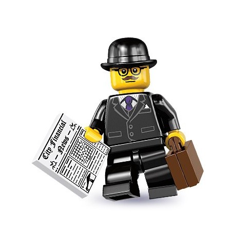 LEGO Minifigures Serie 8 - l'homme d'affaires - 8833 (La Petite Brique, le spécialiste de la minfig)