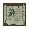 Tile 2 x 2 with Dragon and Scroll
