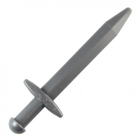 Flat Silver Greatsword Pointed