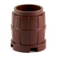 Reddish Brown Barrel 2 x 2 x 2