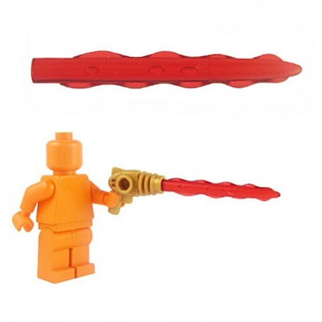 Lego Minifig Custom Armes Star Wars BRICKFORGE Pulse Ray (rouge transparent) (La Petite Brique)