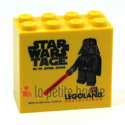 Brick 2 x 4 x 3 with Legoland Deutschland Star Wars Tage 2009 Pattern