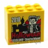 Brick 2 x 4 x 3 with Legoland Deutschland Halloween 2010 Pattern