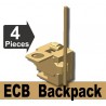 Lego Si-Dan Toys ECB Backpack (beige foncé) (La Petite Brique)