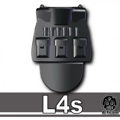 Lego Si-Dan Toys Tactical Vest L4s (noir) (La Petite Brique)