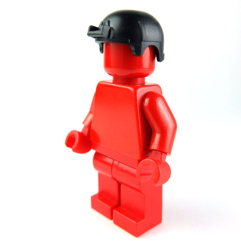 Black M2002K Tactical Helmet for LEGO army military brick minifigures
