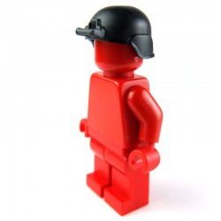 Black M2002s Tactical Helmet for LEGO army military brick minifigures