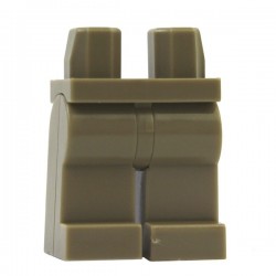 Lego Minifig Accessoires Jambes - beige foncé (La Petite Brique)