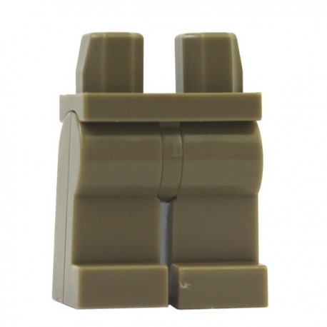 Lego Minifig Accessoires Jambes - beige foncé (La Petite Brique)