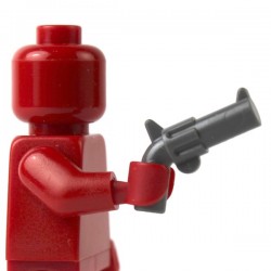 LEGO Minifig Accessoires - Revolver (Dark Bluish Gray) (La Petite Brique)