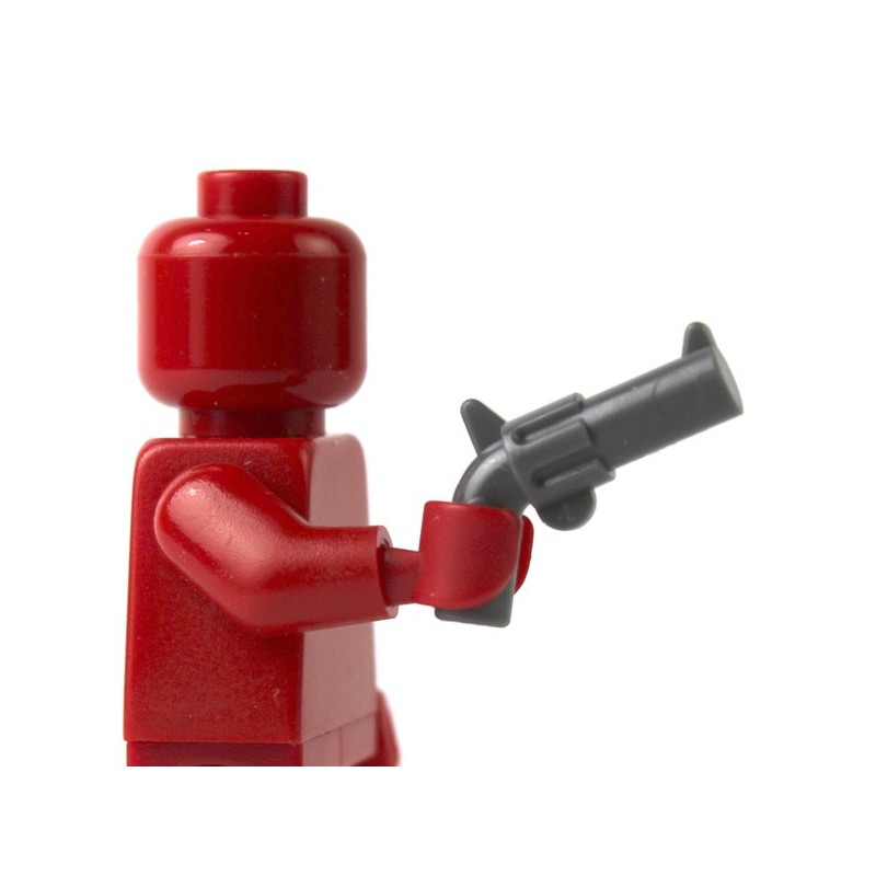 LEGO Minifigure Accessory Gun Pistol Revolver Dark Grey 30132 Spares Parts for sale online 