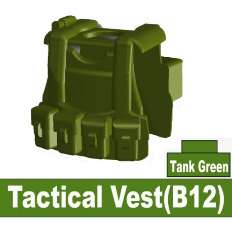 Lego Custom Si-Dan - Tactical Vest B12 (tank green) La Petite Brique