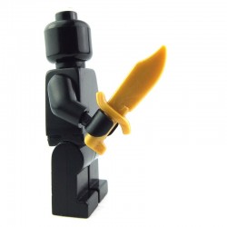 Lego Custom BRICK WARRIORS Couteau de Bowie (Pearl Gold) La Petite Brique