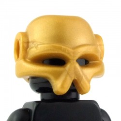 Lego Custom BRICK WARRIORS Casque Envahisseur (Pearl Gold) La Petite Brique
