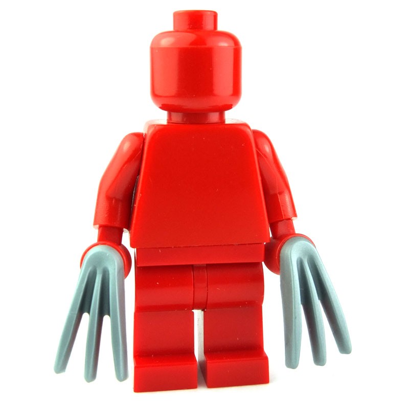 5 Pairs Lego Hands x 10 Red for Lego Minifigures 