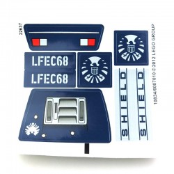 Lego Accessoires Autocollant Jeep de Hawkeye (La Petite Brique)