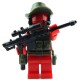 Lego Si-Dan Toys Jungle Sniper Pack (16 pièces) (Noir & Tank Green) (La Petite Brique)