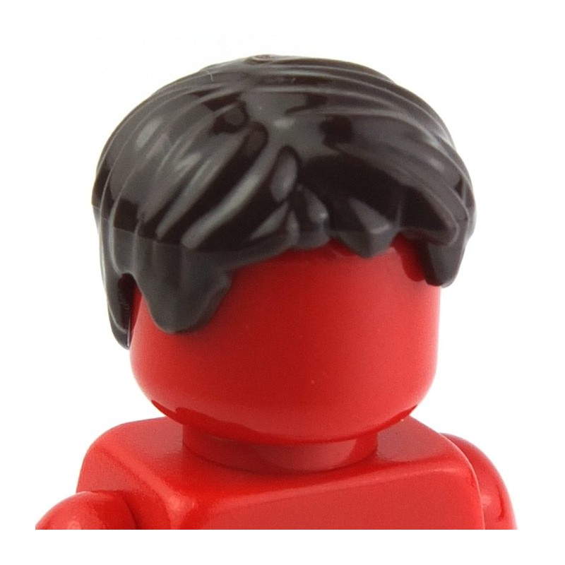 Lego Dark Orange Male Hair Short Tousled w// Side Part Minifig Head Gear NEW