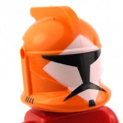 Lego Accessoires Minifig - Casque Clone Trooper Bomb Squad Orange (La Petite Brique)