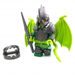 Lego Custom BRICK WARRIORS Queue de Dragon (Lime Green) La Petite Brique