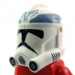 Lego Clone Army Customs Casque Clone Phase 2 104th Wolfpack Trooper (sand blue) (La Petite Brique) SW