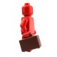 Lego Accessoires Minifig Valise (Reddish Brown) La Petite Brique