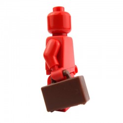 Broom / Pushbroom Utensil X2 LEGO Minifig - Brown 