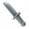 Dark Bluish Gray Minifig, Weapon Knife