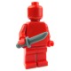 Lego Accessoires Minifig - Couteau (Dark Bluish Gray) La Petite Brique