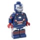 Lego CUSTOM Minifig Iron Patriot (Iron Man 3)