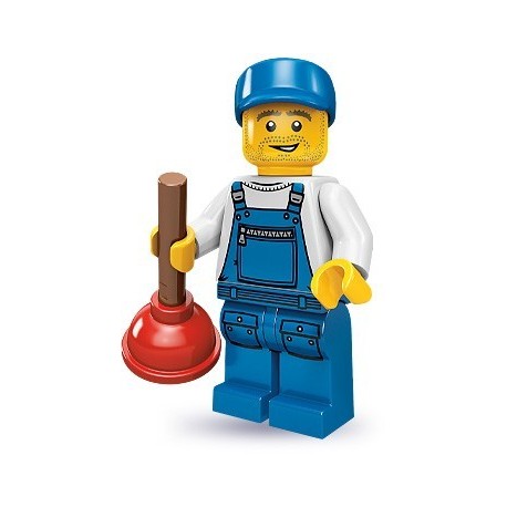 LEGO Minifigures Serie 9 - le plombier - 71000 (La Petite Brique, le spécialiste de la minfig)