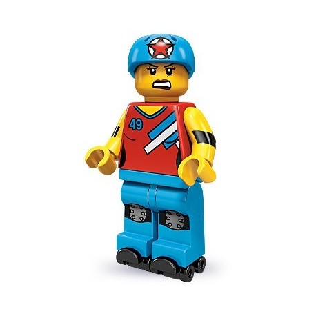 LEGO Minifigures Serie 9 - la patineuse en roller - 71000 (La Petite Brique, le spécialiste de la minfig)