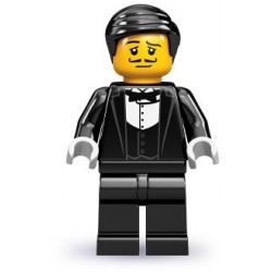 LEGO Minifigures Serie 9 - le serveur - 71000 (La Petite Brique, le spécialiste de la minfig)