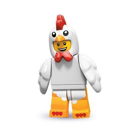 LEGO Minifigures Serie 9 - l'homme déguisé en poulet - 71000 (La Petite Brique, le spécialiste de la minfig)