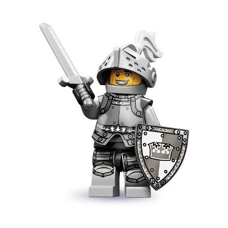 LEGO Minifigures Serie 9 - le chevalier héroïque - 71000 (La Petite Brique, le spécialiste de la minfig)