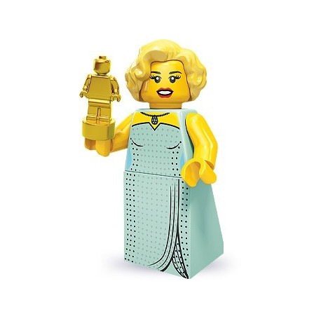 LEGO Minifigures Serie 9 - la starlette d'Hollywood - 71000 (La Petite Brique, le spécialiste de la minfig)