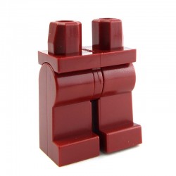 Lego Accessoires Minifig - Jambes (Dark Red) La Petite Brique