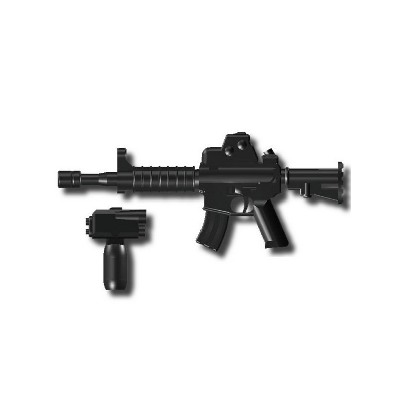 Black M4A1 Assault Rifle for LEGO army military brick minifigures 