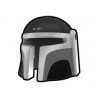 Lego Minifig Custom AREALIGHT Casque Black Mando Goran (La Petite Brique) Star Wars