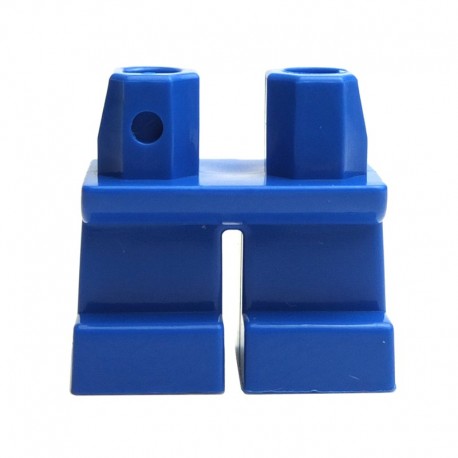Lego Accessoires Minifig - Jambes courtes (bleu) La Petite Brique