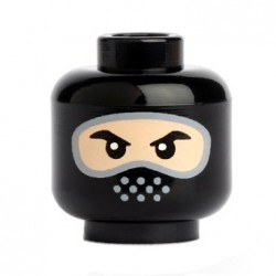 Lego Custom Minifig Citizen Brick Tête Balaclava (noir) (La Petite Brique)