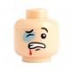 Lego Custom Minifig Citizen Brick Tête amochée v1.2 (chair) (La Petite Brique)