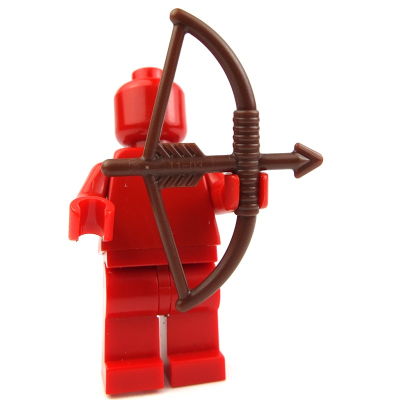 LEGO Brown Bow & Arrow Castle Minifigure Weapon Accessory 