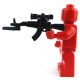 Lego Custom Si-Dan Toys AK47s + Bayonet (A3) + Scope (P3) (noir) (La Petite Brique)