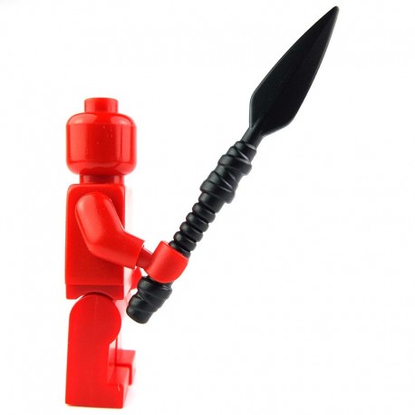 Lego Custom BRICK WARRIORS Iklwa (noir) La Petite Brique